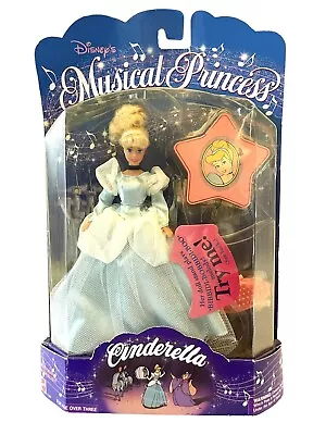 New 1994 Mattel Disney Musical Princess Collection CINDERELLA Doll Figure 11597 • $19.16