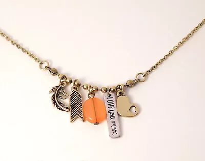 18  - 21  I Love You More Mixed Charm Necklace; Wearable Condition • $6