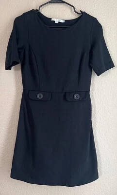 £29.42 • Buy Boden Women's Audrey Shift Dress Size 6p Petite Black Retro Office
