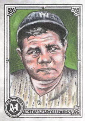 2021 Topps Museum Collection Baseball Babe Ruth #CCR-27    Canvas Collection • $9.99