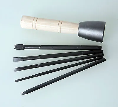 £118.79 • Buy Tungsten Tip Carving Set - Italian High Carbon Steel Stone Carving