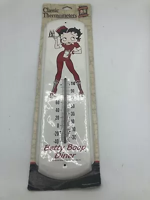 £68.81 • Buy 1990’s Betty Boop Drive In Waitress At The Diner Wall Thermometer New Old Stock