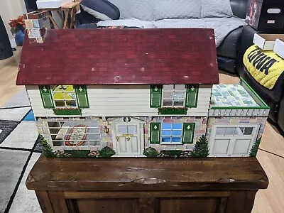 Vintage Marx DISNEY Tin Litho Doll House 2 Story  • $149.99