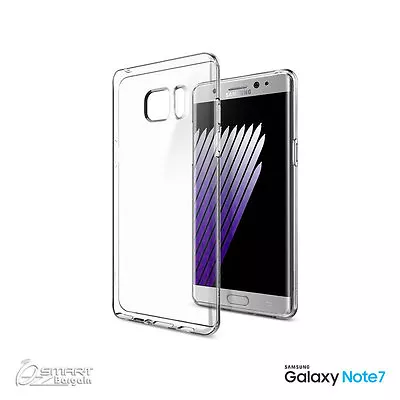 Clear TPU Jelly Gel Rubber Soft Case Cover For Samsung Galaxy Note 7 • $4.59