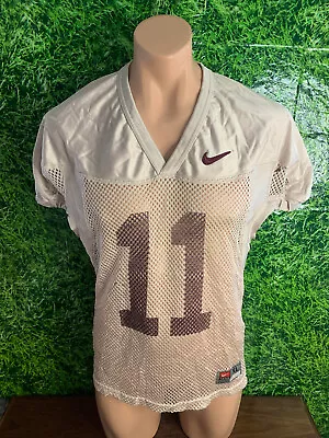 Virginia Tech Hokies Football Practice #11 Jersey Nike White Size XL • $49.99