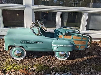 Vintage Estate Wagon Metal Pedal Car • $500