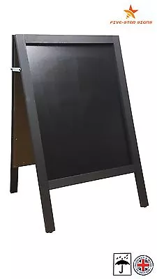 LARGE -BLACK - A BOARD-  PAVEMENT  BOARD  - 10 KG - 100cm HIGH X 62cm WIDE • £38.99