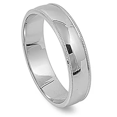 SOLID Sterling Silver Band Comfort Fit Ring Genuine 925 Wholesale Mens Womens • $17.59