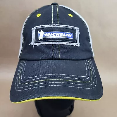 Michelin Hat Baseball Cap  Trucker Snapback Black Gray • $13.49