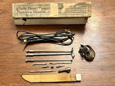 Antique Medical Surgical Instrument Surgeons Cautery Set Kit In Original Box • $79.99