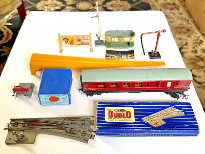 Hornby Dublo Mix Point Coach Buffer Signal Hoarding Derailer Shop Water Crane • £1.99