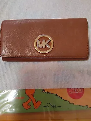 Michael Kors Fulton Flap Continental Leather Wallet • $19