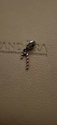 GENUINE Pandora Charm Dangle Charm Candy Cane Christmas • £18
