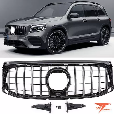 Gloss Black GT Style Grille For 20-22 Mercedes GLB X247 GLB250 AMG Sport • $141.99