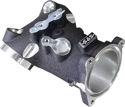 S&S Performance Black 55mm CNC Ported Manifold For 2017-2023 Harley Davidson M8 • $385.95