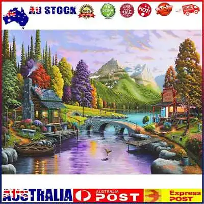 $11.69 • Buy 5D DIY Diamond Painting Landscape Full Round Drill Embroidery Cross Stitch Art A