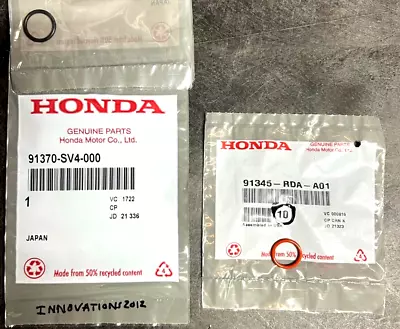 Oem Honda Acura Power Steering Pump Inlet & Outlet O-ring Seals New 2pc Kit • $6.92