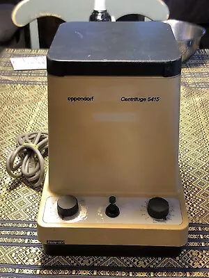 Eppendorf 5415C Centrifuge Working But Speed Control Knob May Need To Be Replace • $68