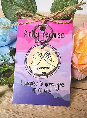 Pinky Promise Forever Keyring Valentine Gift Anniversary Gift Any Occasion ❤️ • £1.95