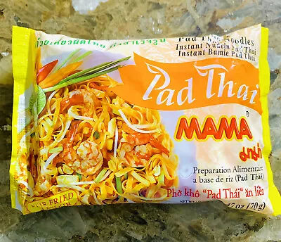 [30 Pack = 1 Box] Mama Instant Pad Thai Stir Fry Flavor Rice Noodles Thailand ✅ • $29.75