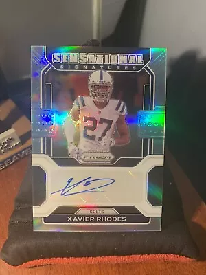 Xavier Rhodes 2021 Panini Prizm Sensational Signatures /99 Silver Auto Colts Bx • $6.99