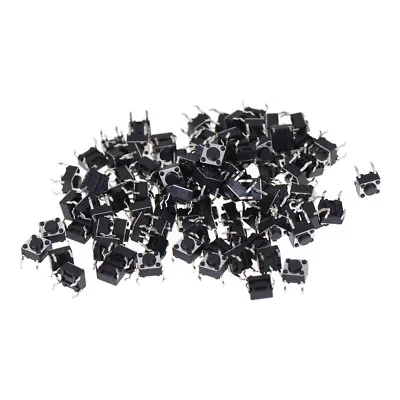 100Pcs 6x6x4.5mm Panel PCB Momentary Tactile Tact Push Button Switch NDCCHH.ou • $2.87