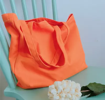 $9.95 • Buy Reusable Washable Canvas Shopping Tote Bag