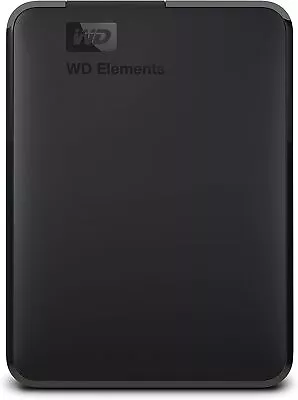 WD 5 TB Elements Portable External Hard Drive - USB 3.0 Black • £140.74