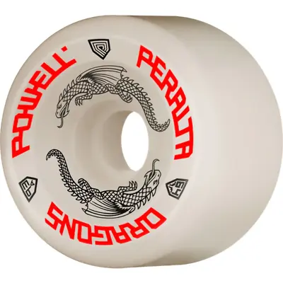 Powell Peralta Dragon Formula G-Bones 64mm 93A Off-White Skateboard Wheels • $47.95