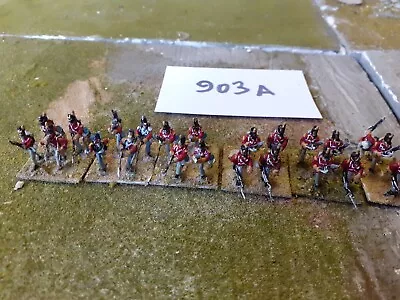 15 Mm Napoleonic British Infantry 24 Figures Newly Painted And Based As Seen • £14