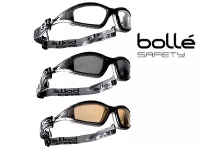 Bolle Tracker Safety Goggles Glasses With Adjustable Strap Eye Protection Specs • £13.90