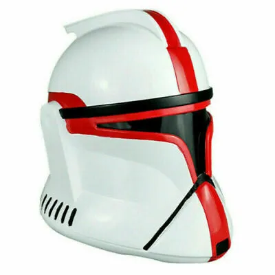 Anime Star Wars The Clone Wars Clone Trooper Helmet PVC Mask Movie Cosplay Props • $93.66