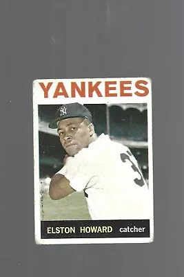 1964 Topps Baseball Card #100-elston Howard-vg • $2.25