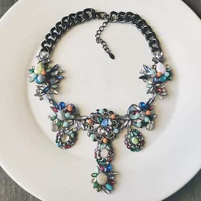 18  New ZARA Collar Statement Necklace Gift Fashion Women Party Holiday Jewelry • $29.99