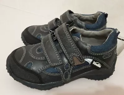 Venettini Dice Navy Blue Casual Leather Boys Sneaker Shoes Size 24  NWT  • $59.99