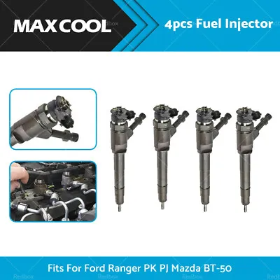 4X Fuel Injector Suitable For Ford Ranger PK PJ Mazda BT-50 2006-2011 0445110249 • $469