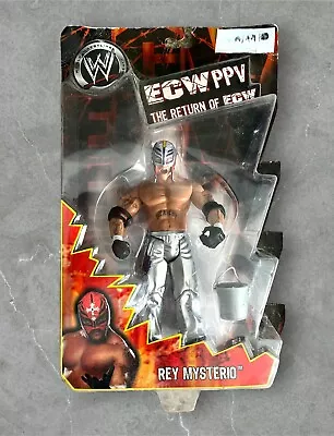 2005 WWE Jakks Pacific Rey Mysterio PPV The Return Of ECW Figure Silver Pants • $29.99