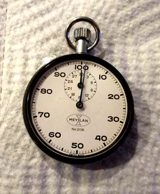 Vintage Swiss Meylan No. 208 Stopwatch Excellent  In Working Condition • $39.99