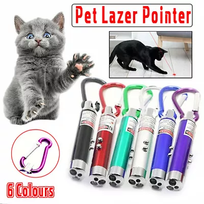 Cat Toys Laser Pointer Cat Laser Toy Pen Catch The LED Light Interactive AU • $6.63