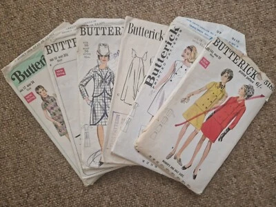 £3 • Buy 6 Butterick 1960s Easy Sewing Pattern For Lady's 