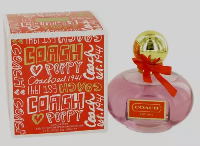 Coach Poppy Perfume Women 3.4 Oz / 100 Ml Eau De Parfum Brand New • $29.98