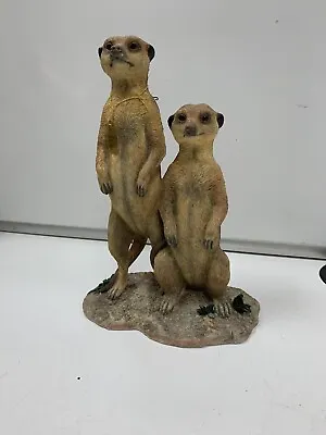 Large Standing Meerkats 2007 Figurine Ornament By The Leonardo Collection  • £11.99