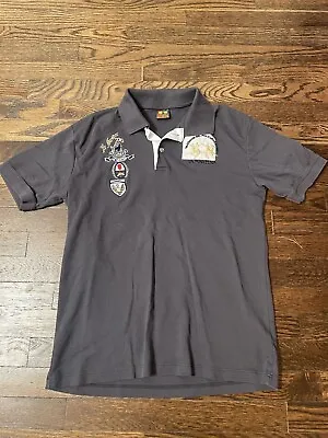 La Martina XL Polo Tradigion Del Polo Argentino Gray Stitched Men’s • $20