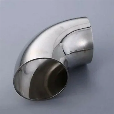 £6.72 • Buy 2Inch Stainless Steel 90 Degree Bend 51mm Elbow Exhaust Pipe Fittings Durable 2 