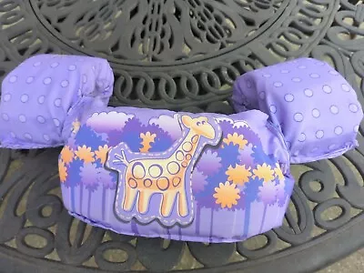 New Stearns Toddler Purple Puddle Jumper Giraffe 30-50 Lb  Flotation Device  • $12