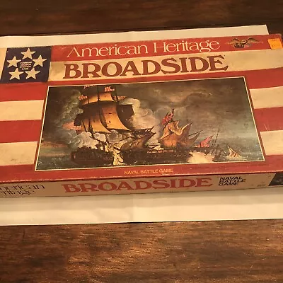 ✨American Heritage BROADSIDE Naval Battle Board Game By Milton Bradley 1962✨ • $25.97