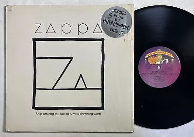 Zappa - Ship Arriving Too Late To Save A Drowning Witch LP In Shrink W Hype 1982 • $19.99