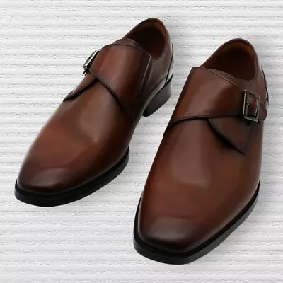 Florsheim Shoes Sorrento Plain Toe Single Monk Strap NIB • $90