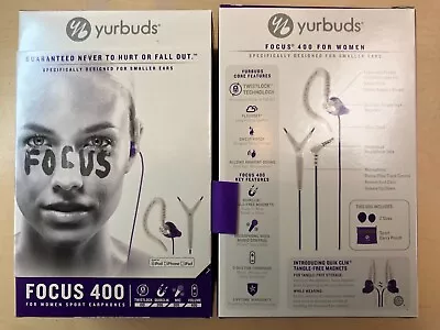 Yurbuds FOCUS 400 Sport Earphone FOR WOMEN In Purple • $24.95
