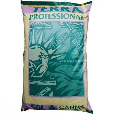 CANNA Terra Professional SOIL Mix 50 Litre Bag Growing Plant Medium Hydroponics • £21.99